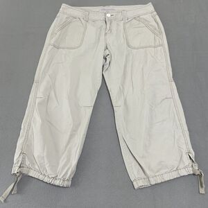 Aeropostale, Vintage, Women's Size 13/14 Y2K Khaki Pants Cropped Drawstring Hem*